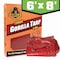 Gorilla Tarp Tarp, 6 ft x 8 ft, 8 mil, Red, PE, Weather Resistant with UV Coating 97030 - alternate 1